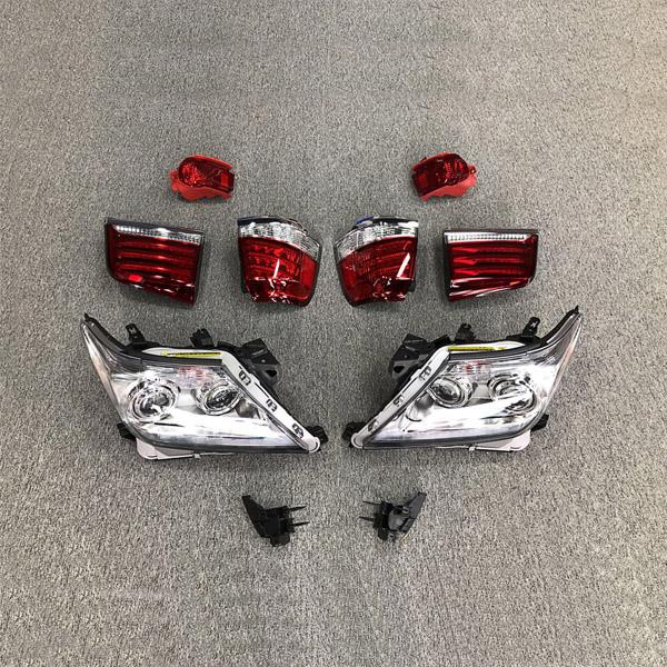 cov khoom siv lub cev hloov mus rau cov style tshiab rau Lexus LS570 1